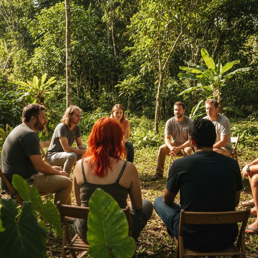 Workshop comunitário ao ar livre